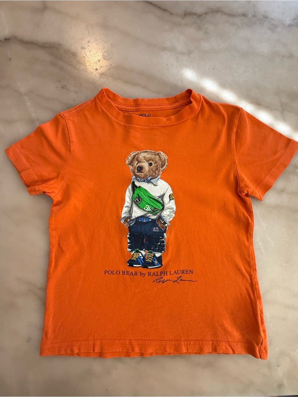 Polo by Ralph Lauren Fanny Pack Bear orange Cotton Tee